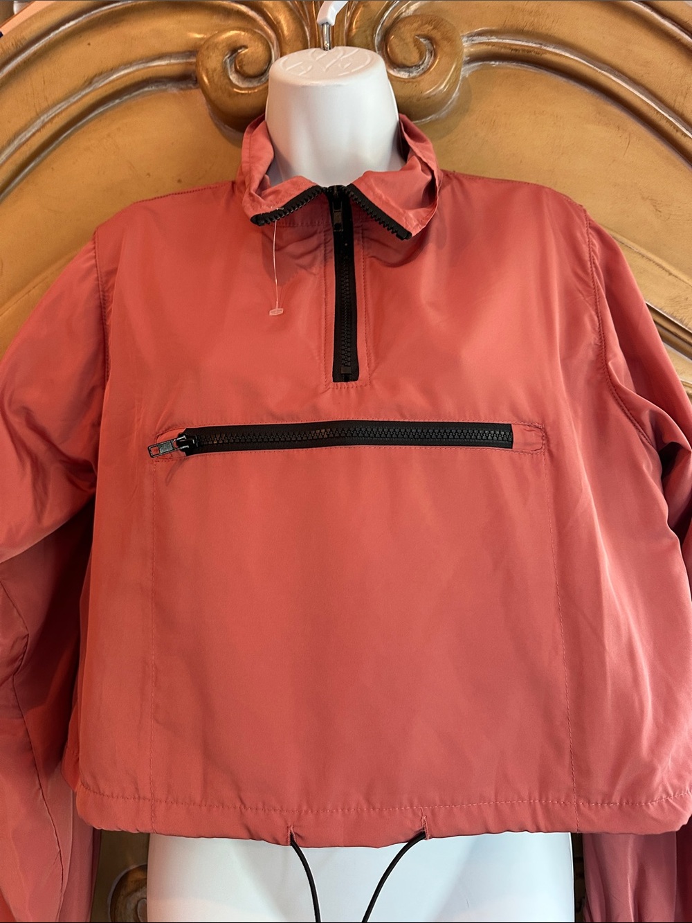 Love Tree Salmon Utility Pullover Wind Jacket